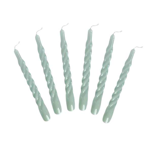 Hovedbilde Candles with a Twist - Raseda green 1stk