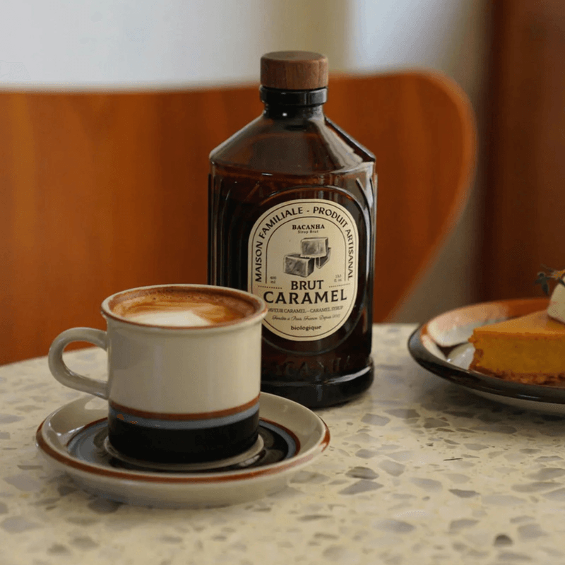 Caramel, organisk sirup 