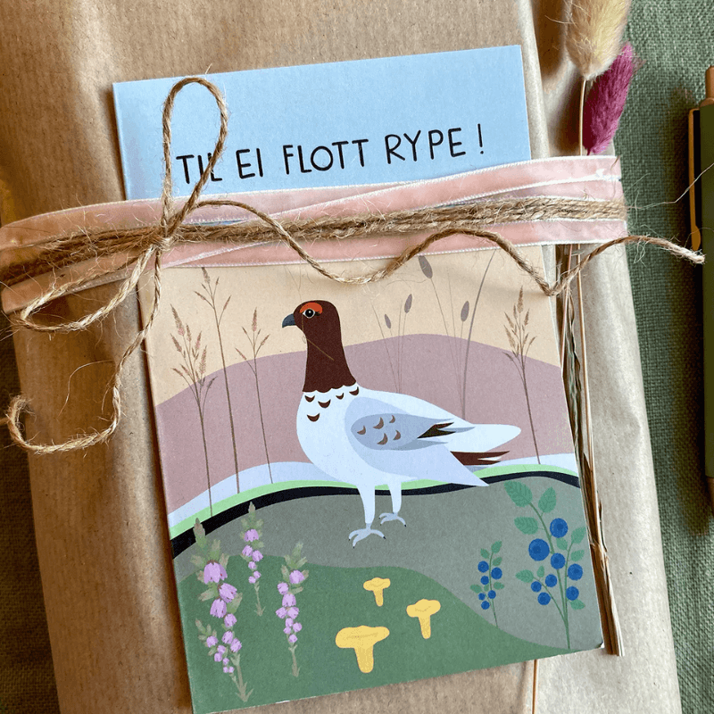 Kort - Til ei flott rype