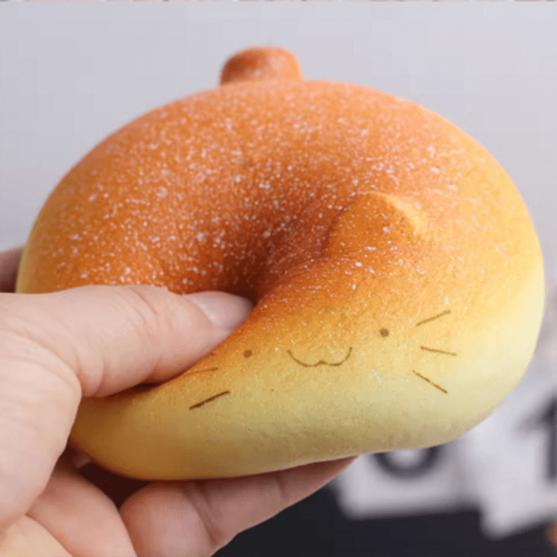 Cat Bread Squishy - Kattebolle