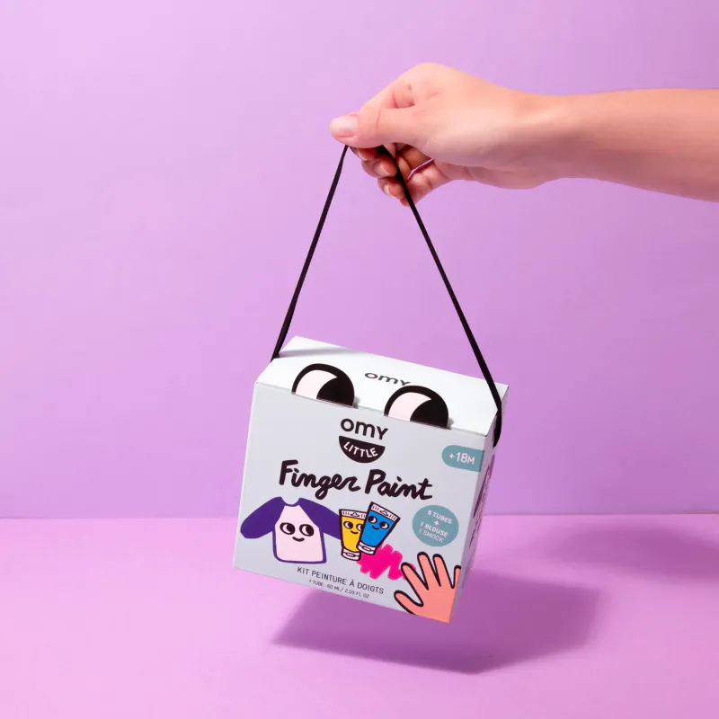Fingermaling kit med frakk 