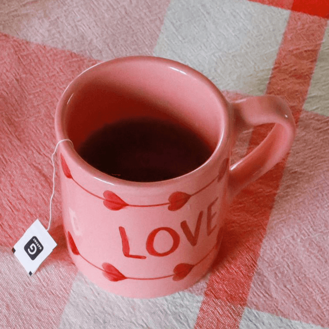 Hovedbilde Keramikk mug - Håndmalt, LOVE