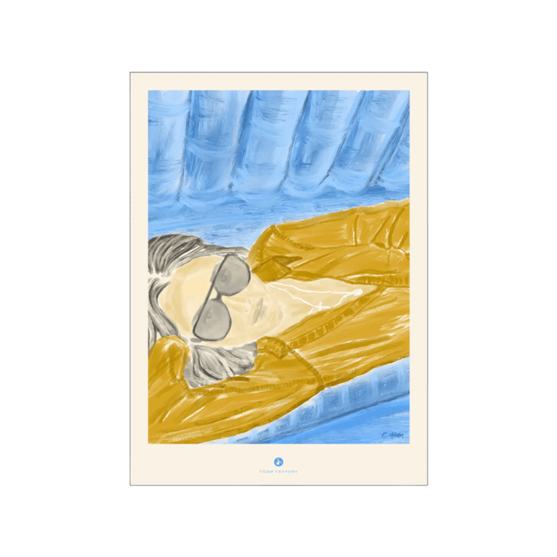Poster - Lounging in Blue
