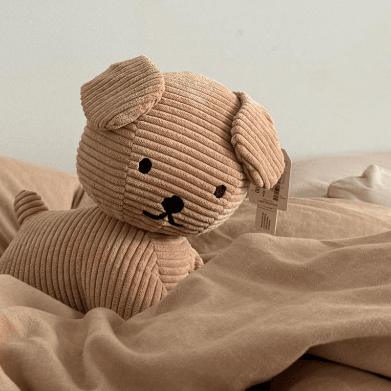 Snuffy kosebamse - Beige corduroy